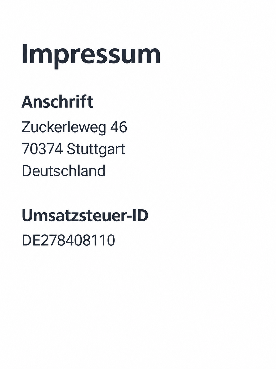 Impressum